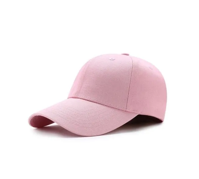 New Hot Fashion Sport Women Men Unisex Solid Snapback Baseball Ball Cap Outdoor Sports Hats Adjustable Baseball Visors Hat