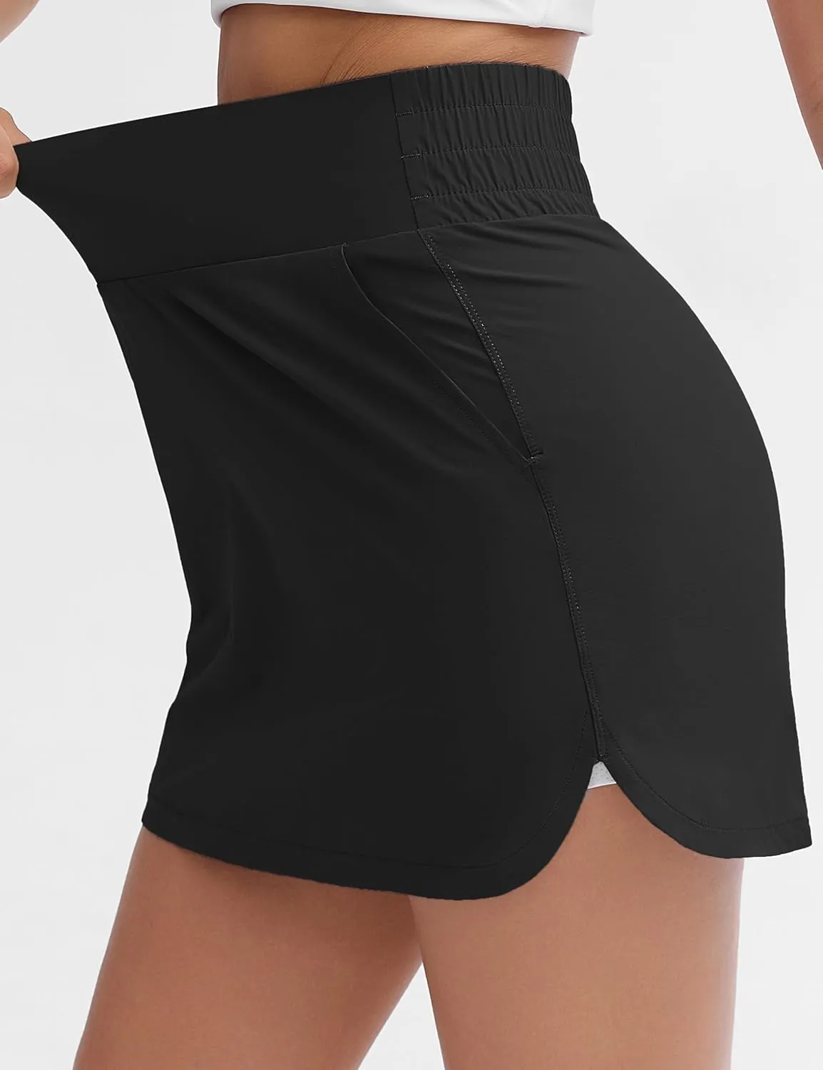 Origiwish Women's Golf Skorts High Waisted Lightweight Athletic Casual Tennis Skirts Built-in Shorts with 4 Pockets