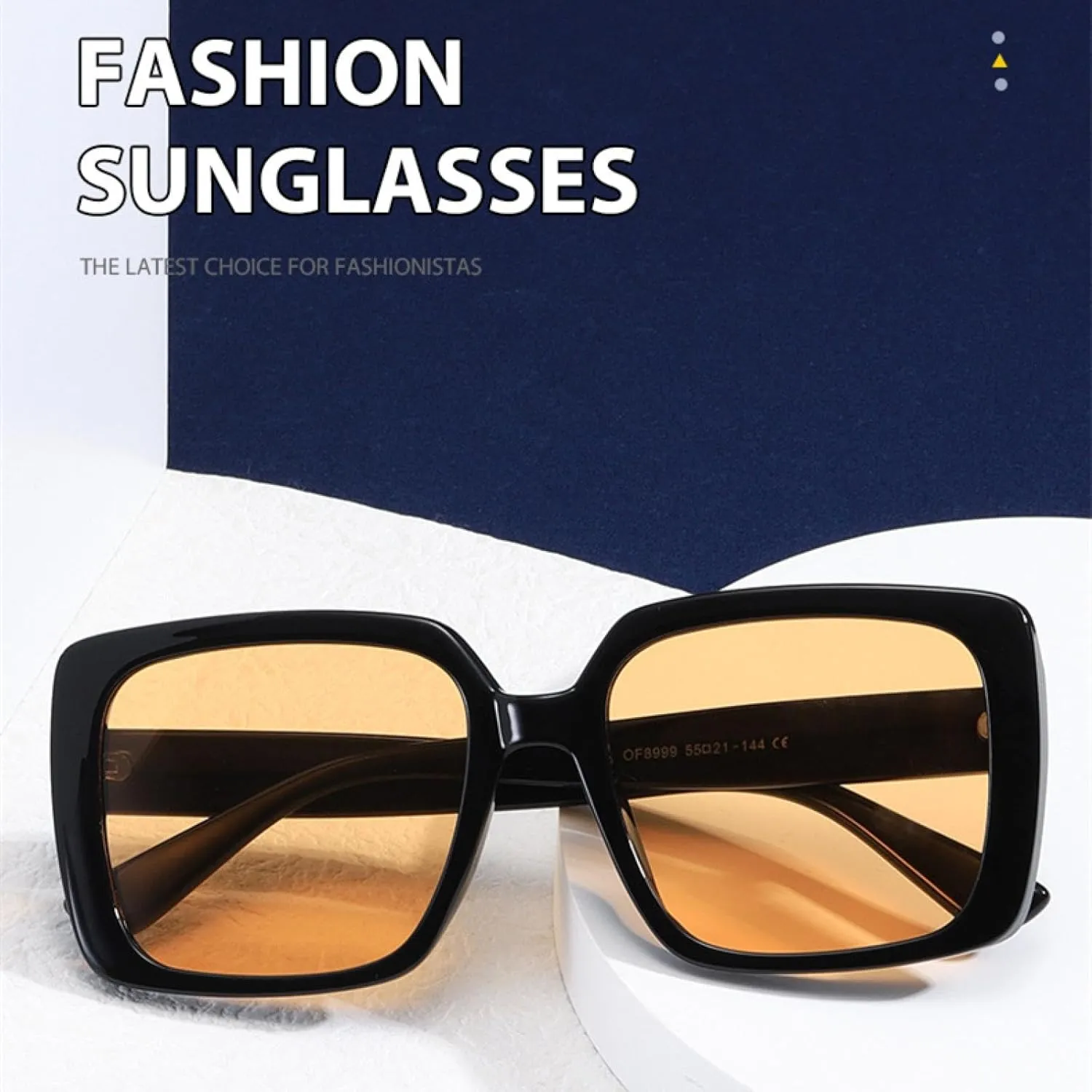 Oversized Retro Sunglasses Uv400
