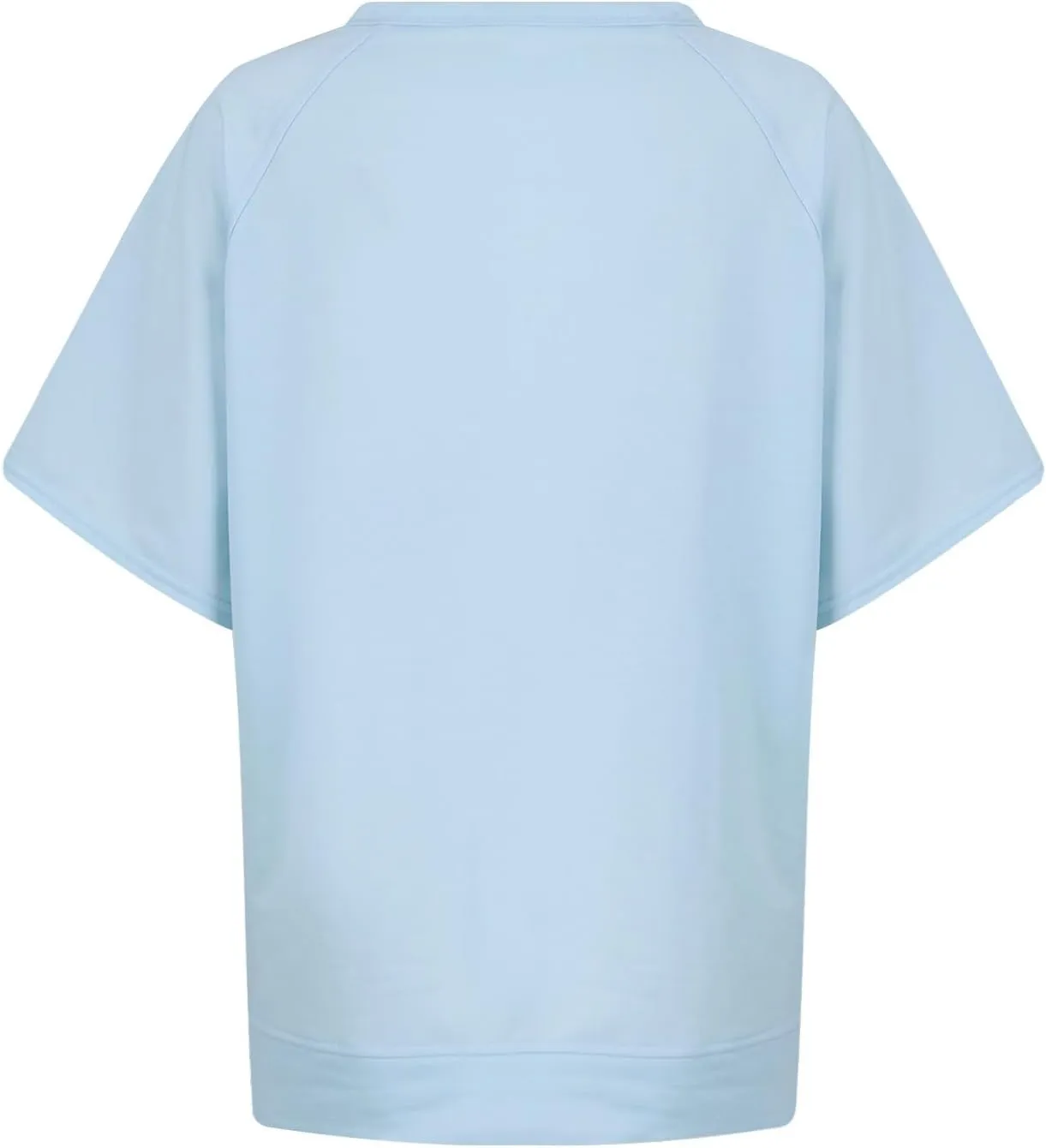 Oversized T Shirts for Women Crewneck Short Sleeve Casual Summer Tunic Tops Trendy Solid Loose Fit High Low Blouses