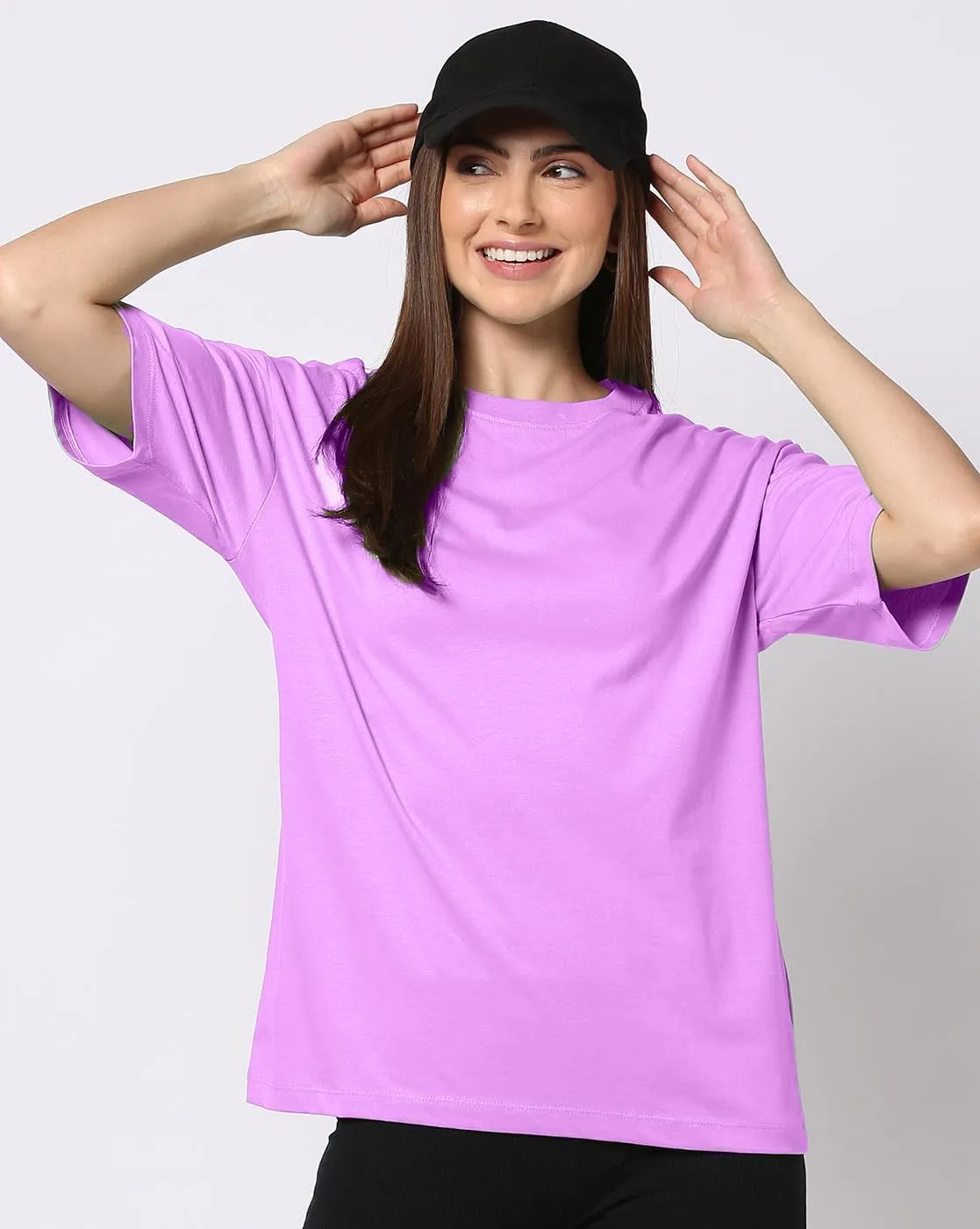 Oversized Tshirts for Women, Loose Fit Crew Neck Summer Baggy Tops Workout Tees Plus Size T Shirts