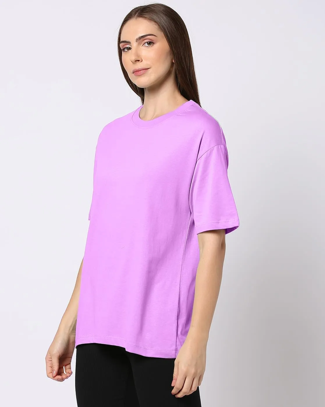 Oversized Tshirts for Women, Loose Fit Crew Neck Summer Baggy Tops Workout Tees Plus Size T Shirts