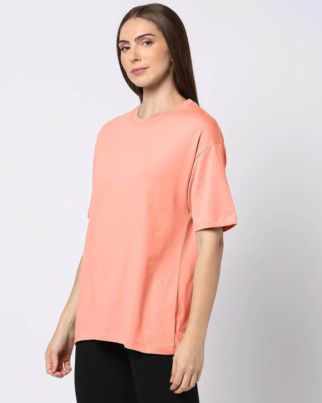 Oversized Tshirts for Women, Loose Fit Crew Neck Summer Baggy Tops Workout Tees Plus Size T Shirts