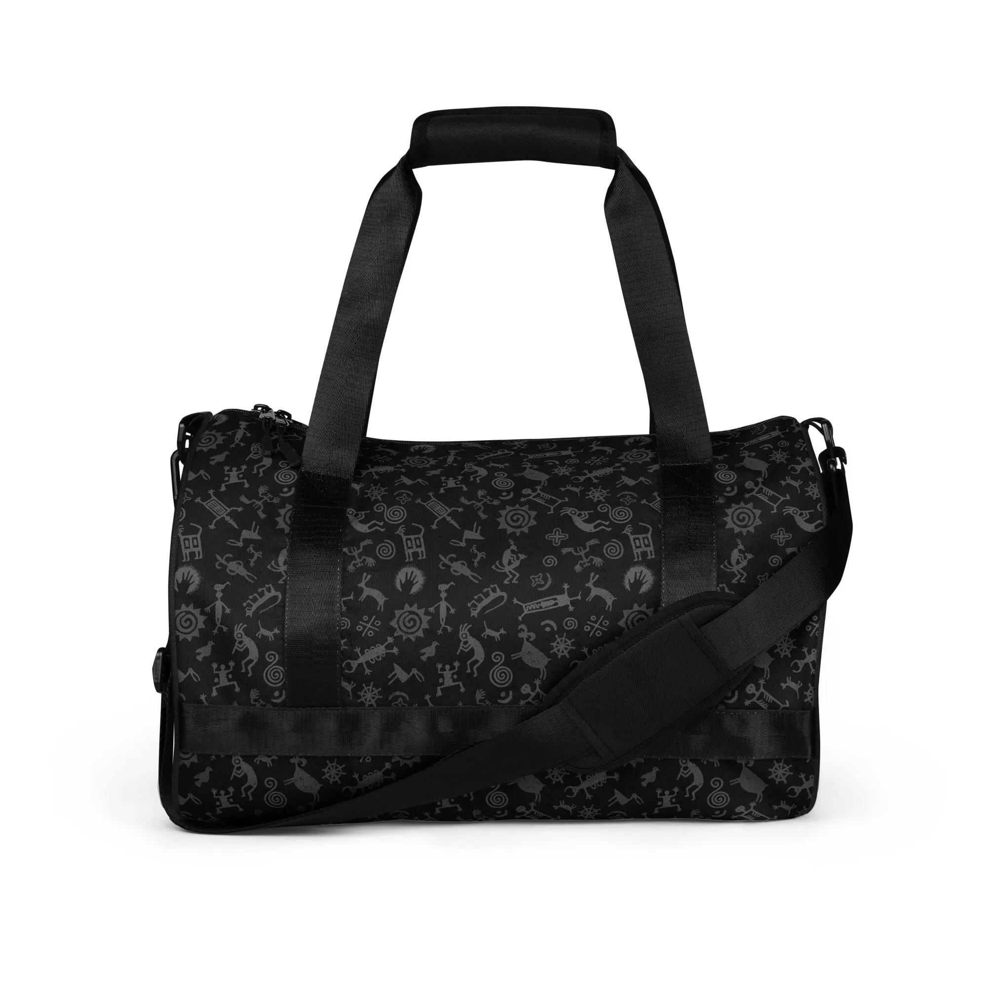Petroglyphs B&W - Gym Bag