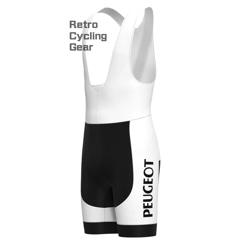 PEUGEOT White Retro Long Sleeve Cycling Kit