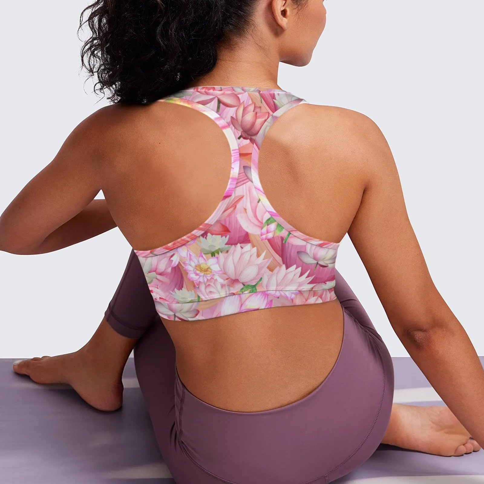 Pink Lotus Sports Top up to 5 XL (FWS)