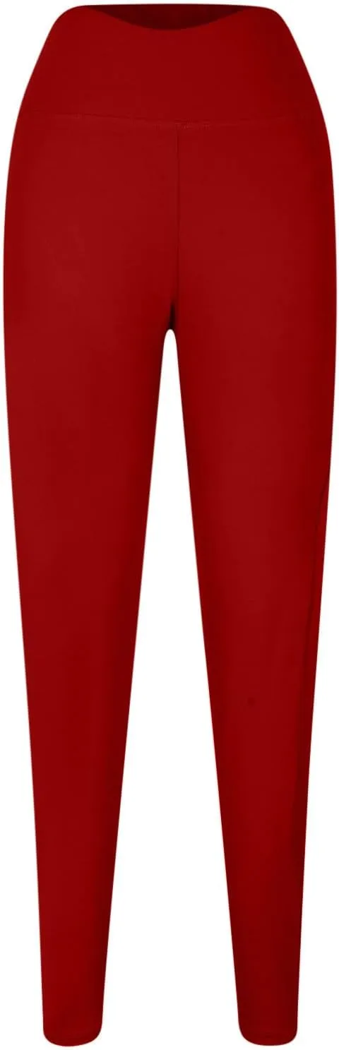 Plus Size Leggings for Women with Pockets Tummy Control Stretch Athletic Tights High Waisted Yoga Legging Pants