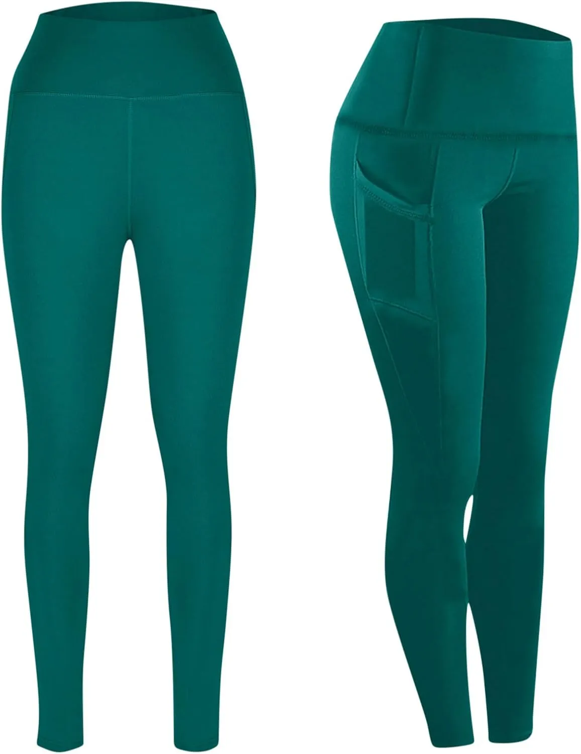 Plus Size Yoga Pants for Women with Pockets High Waisted Tummy Control Compression Pants Womens Athletic Leggings