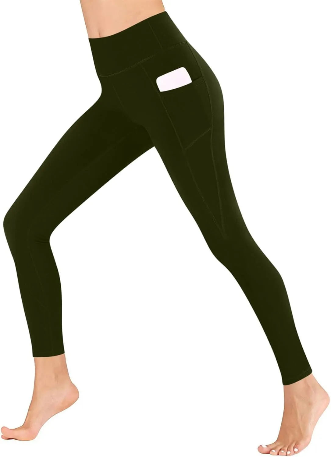Plus Size Yoga Pants for Women with Pockets High Waisted Tummy Control Compression Pants Womens Athletic Leggings