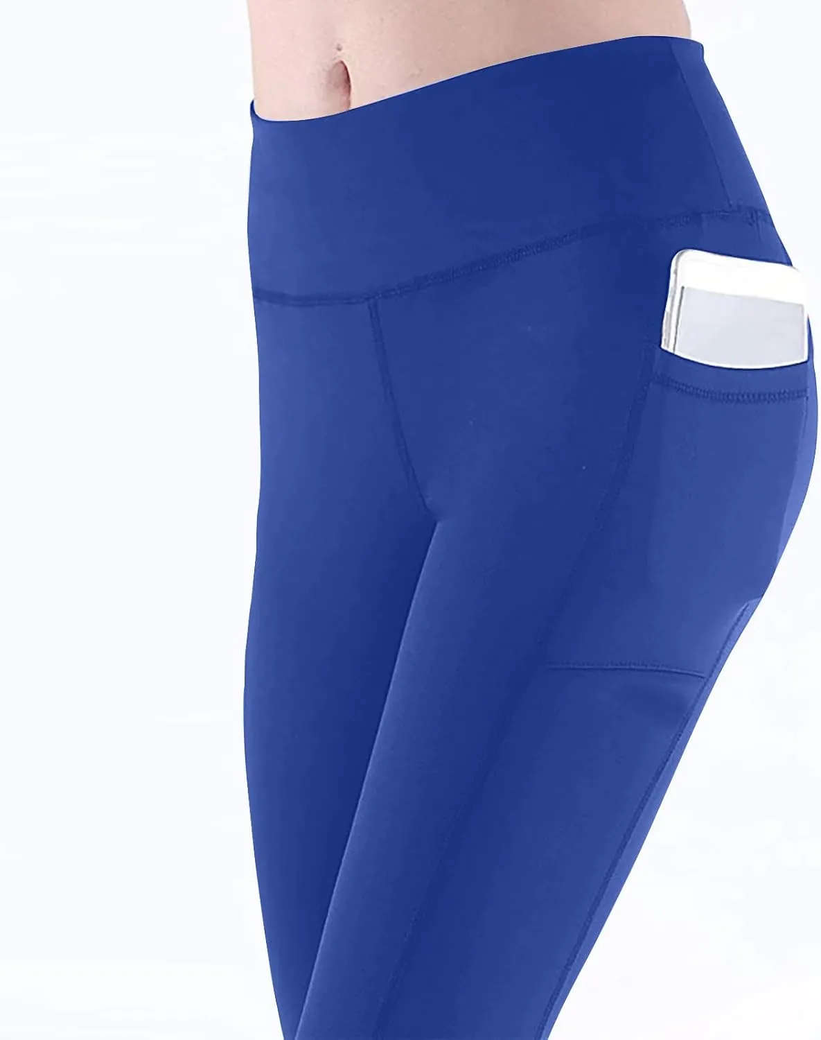 Plus Size Yoga Pants for Women with Pockets High Waisted Tummy Control Compression Pants Womens Athletic Leggings