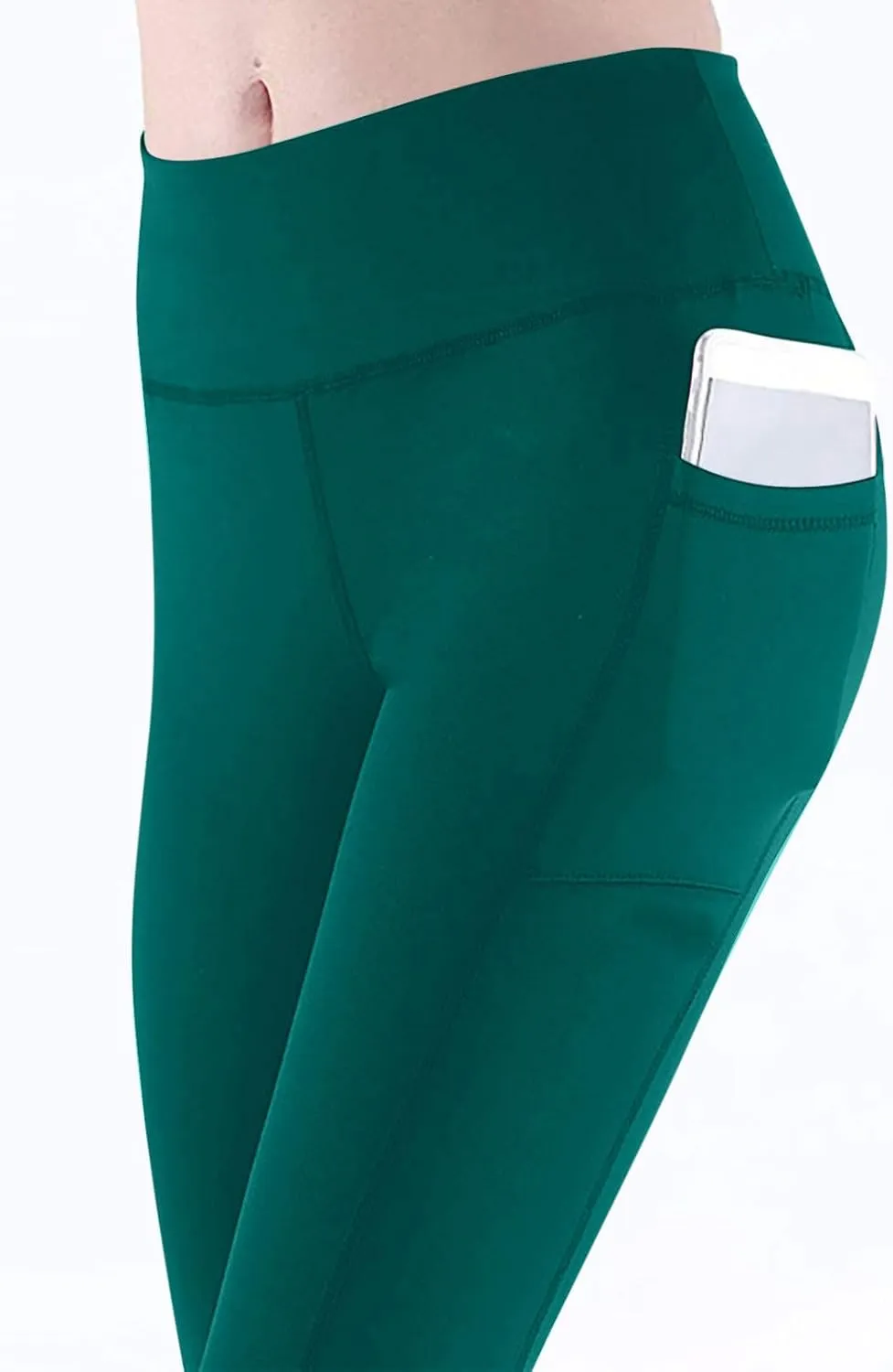 Plus Size Yoga Pants for Women with Pockets High Waisted Tummy Control Compression Pants Womens Athletic Leggings