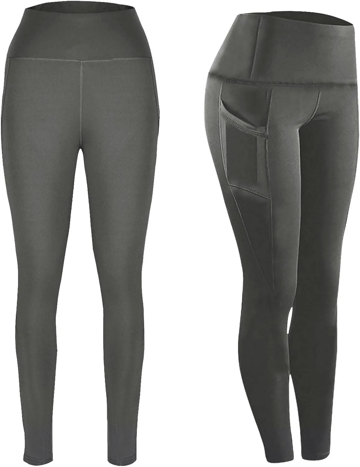 Plus Size Yoga Pants for Women with Pockets High Waisted Tummy Control Compression Pants Womens Athletic Leggings