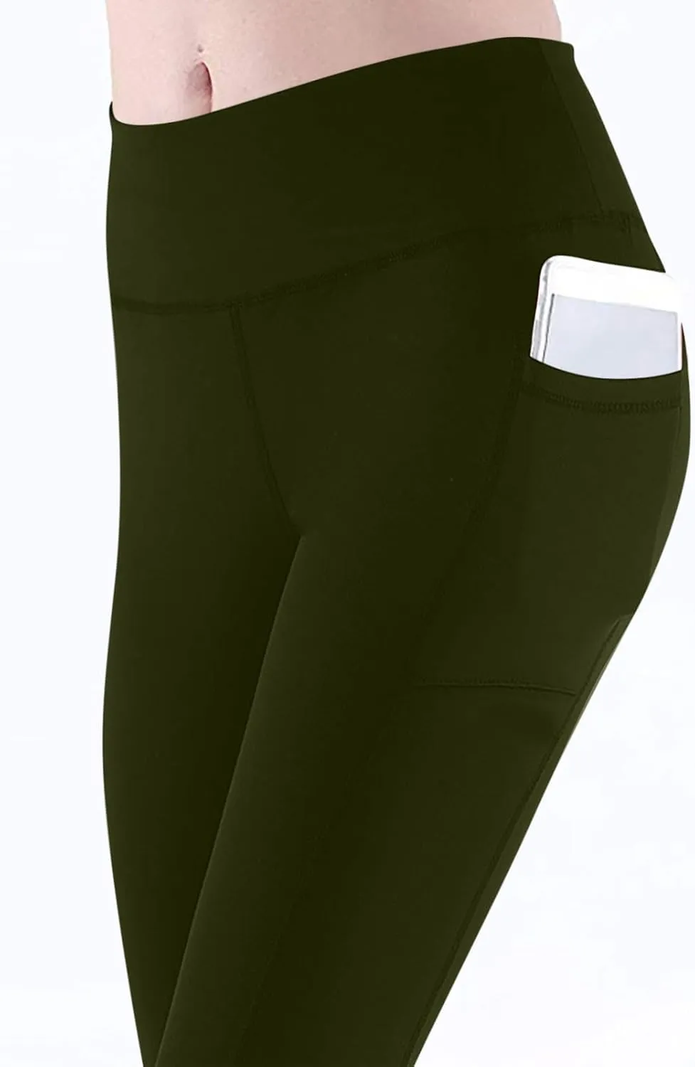 Plus Size Yoga Pants for Women with Pockets High Waisted Tummy Control Compression Pants Womens Athletic Leggings