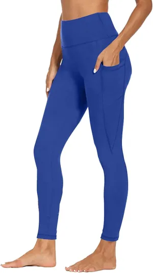 Plus Size Yoga Pants for Women with Pockets High Waisted Tummy Control Compression Pants Womens Athletic Leggings