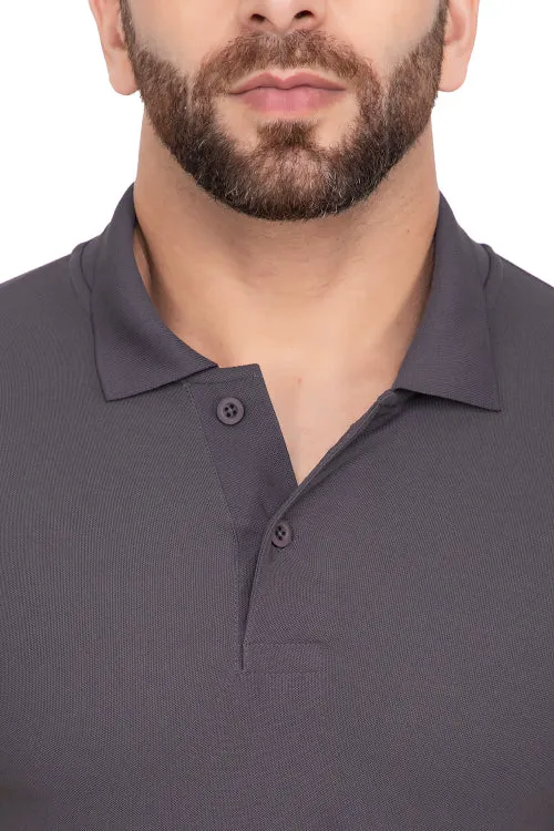 Polo Sports Wear T-Shirt for Men 80002 (CHARCOAL)