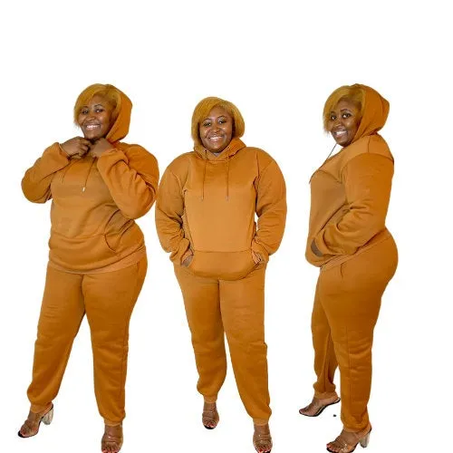 Polyester Hoodies Set