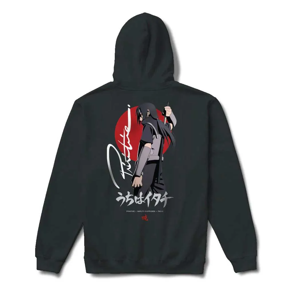 Primitive x Naruto Itachi Warning Hood - Black