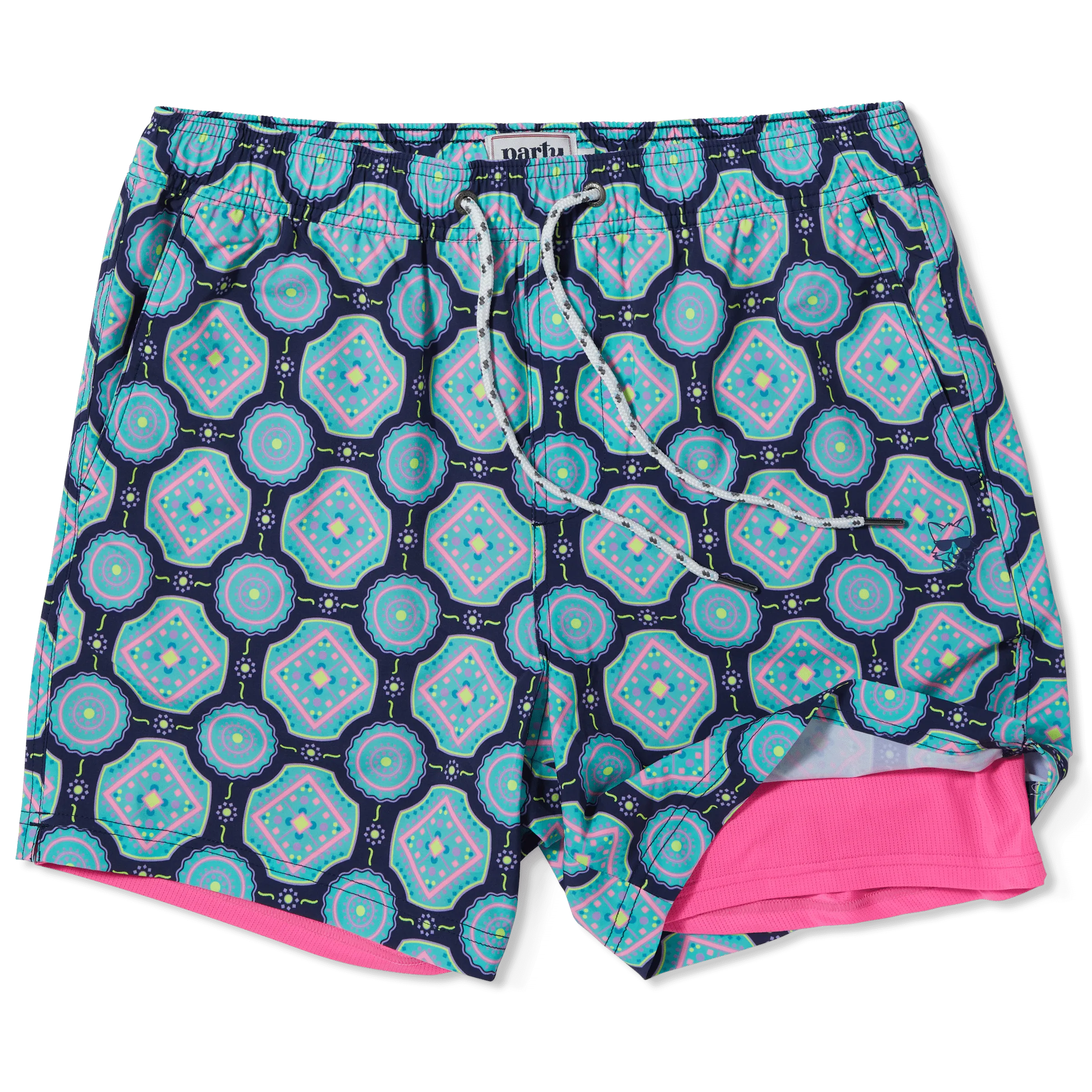 Quantum Navy Sport Lined Shorts