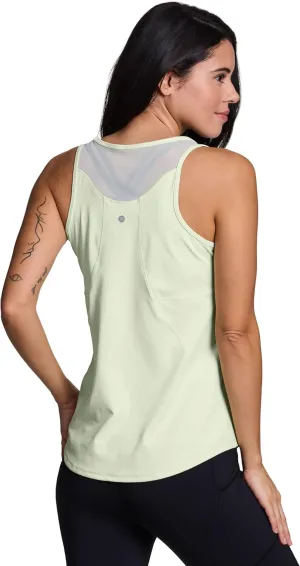 RBX Active Women's Workout Top with Breathable Mesh Panels, Quick Drying Gym Running Tank Top with Plus Sizes