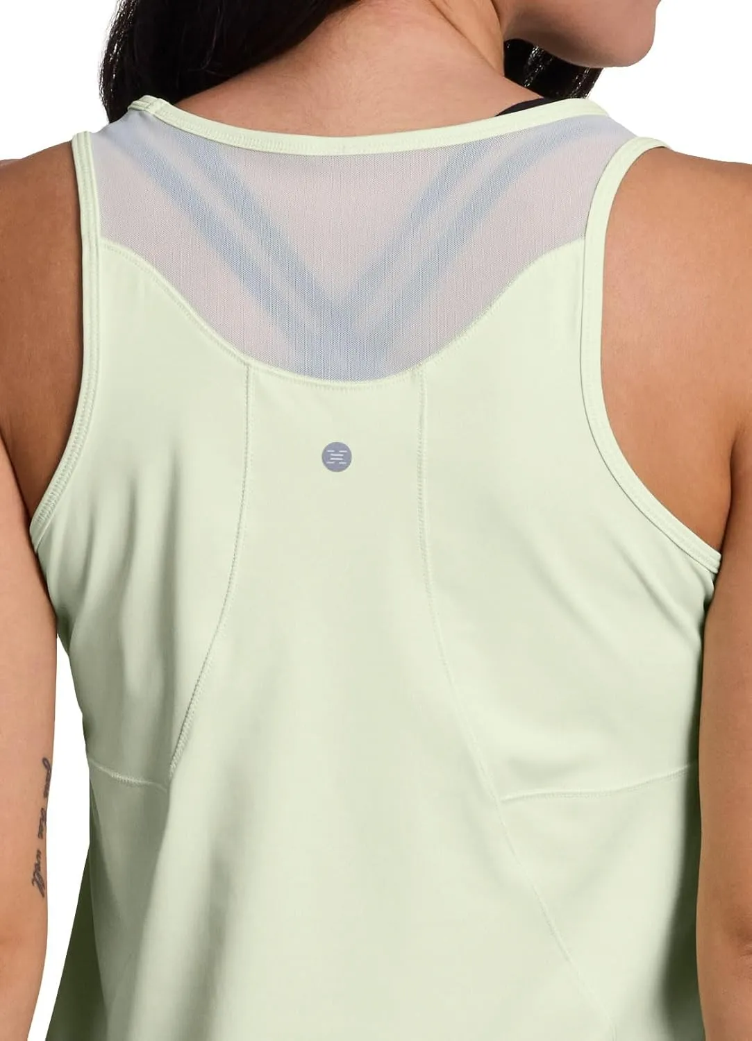 RBX Active Women's Workout Top with Breathable Mesh Panels, Quick Drying Gym Running Tank Top with Plus Sizes