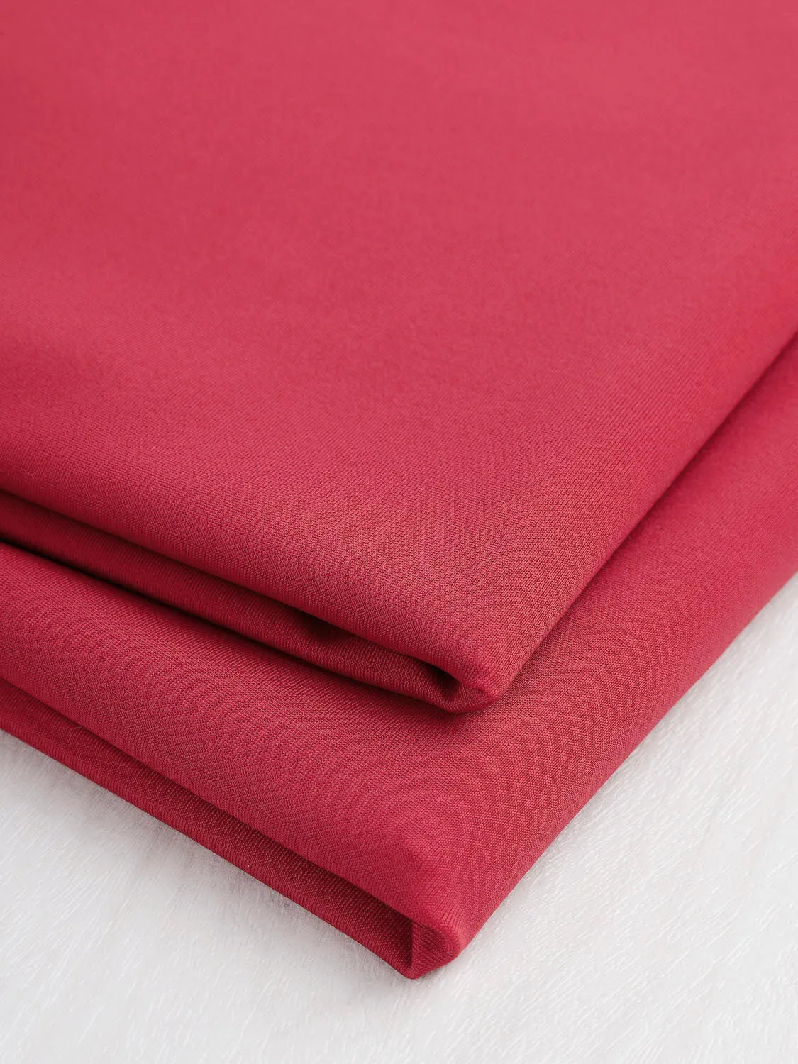 Recycled Nylon Spandex Swimwear Fabric - Baywatch Red - Swatch