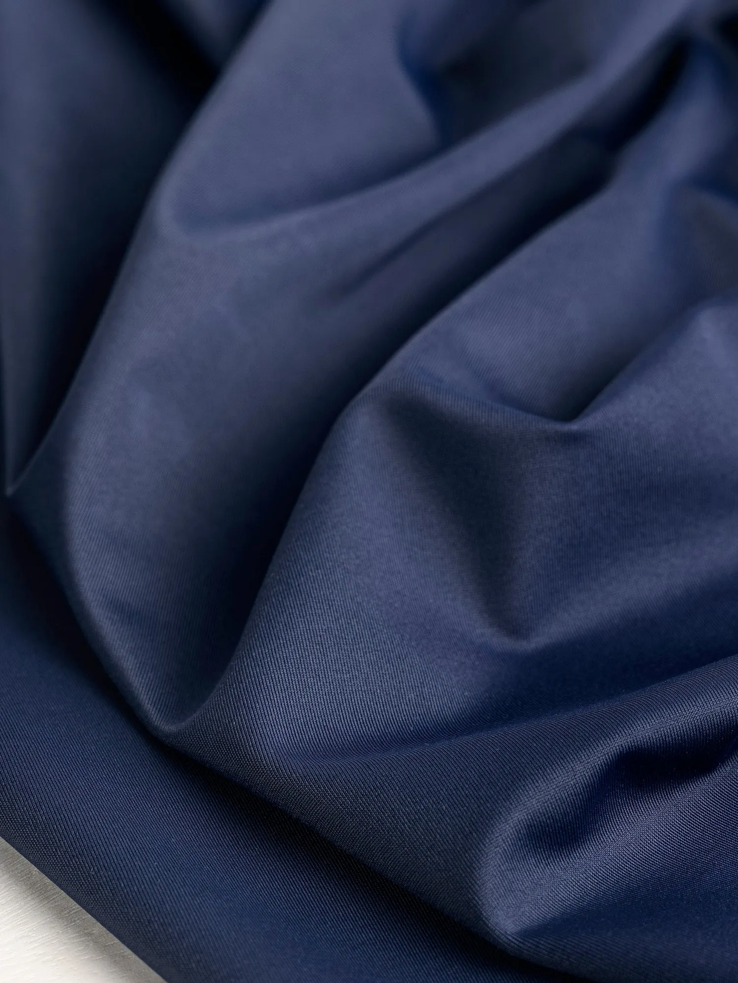 Recycled Nylon Spandex Swimwear Fabric - Navy