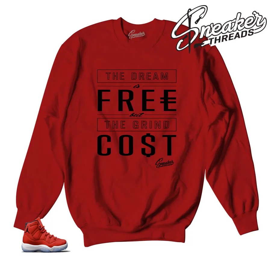Retro 11 Win Like 96  Cost Sweater