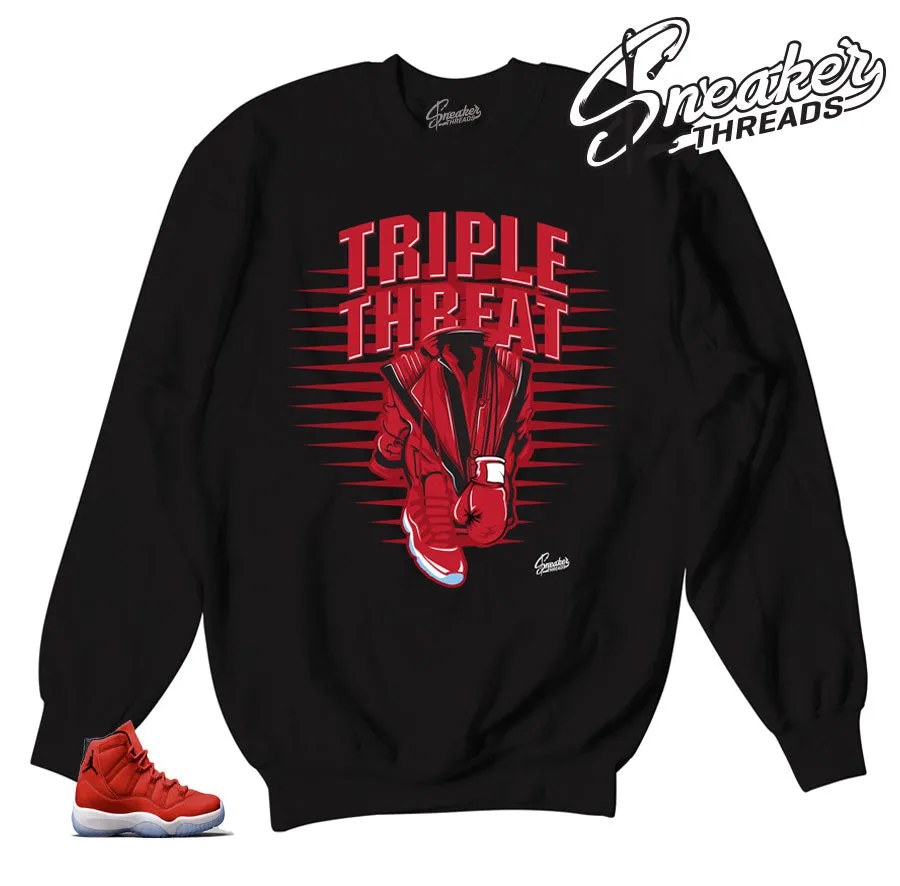 Retro 11 Win Like 96 Three Kings Sweater