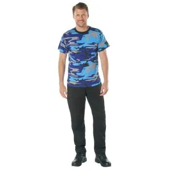 Rothco Camo T-Shirt / Electric Blue Camo