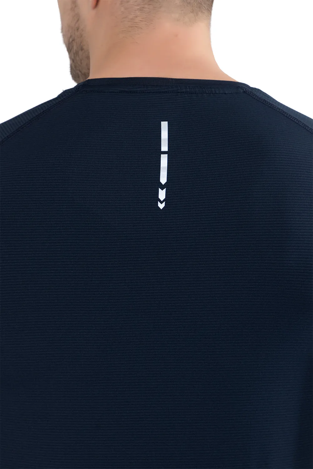 Round Neck Full Sleeve T-Shirt for Men 80038(NAVY)