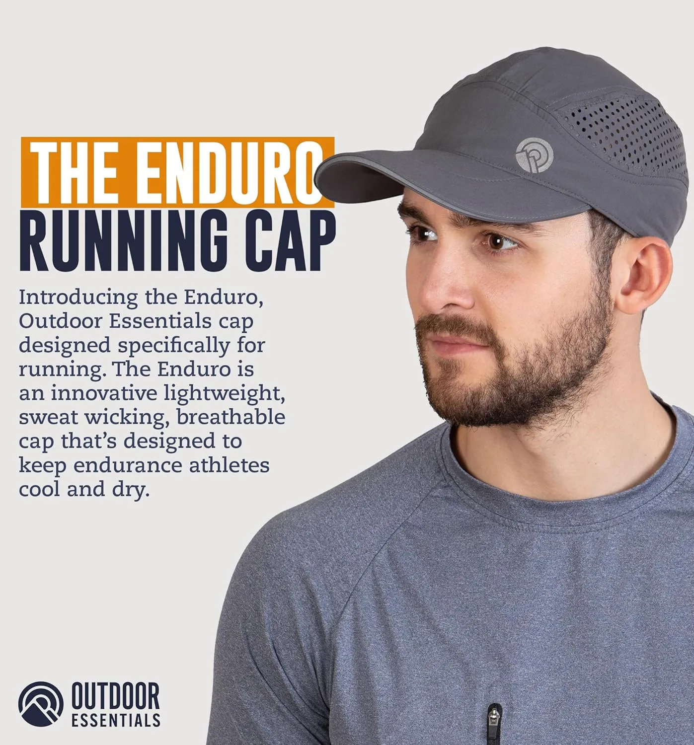 Running Hat for Men - Dry Fit Running Cap for Women, Tennis Hats, Breathable Hat, Workout Cap for Baseball,Sweat Wicking Hat