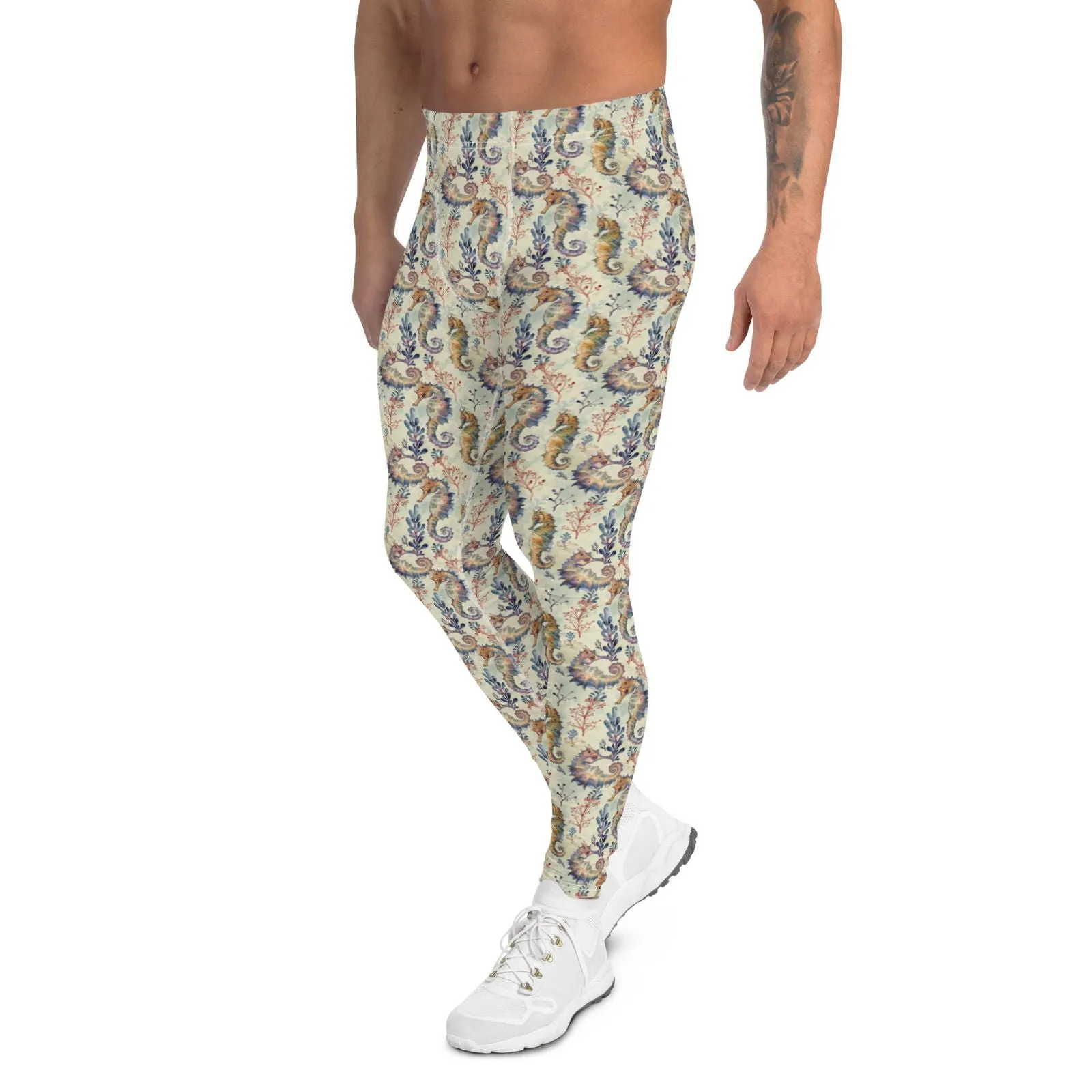 Seahorse Haven Men's Swim Leggings