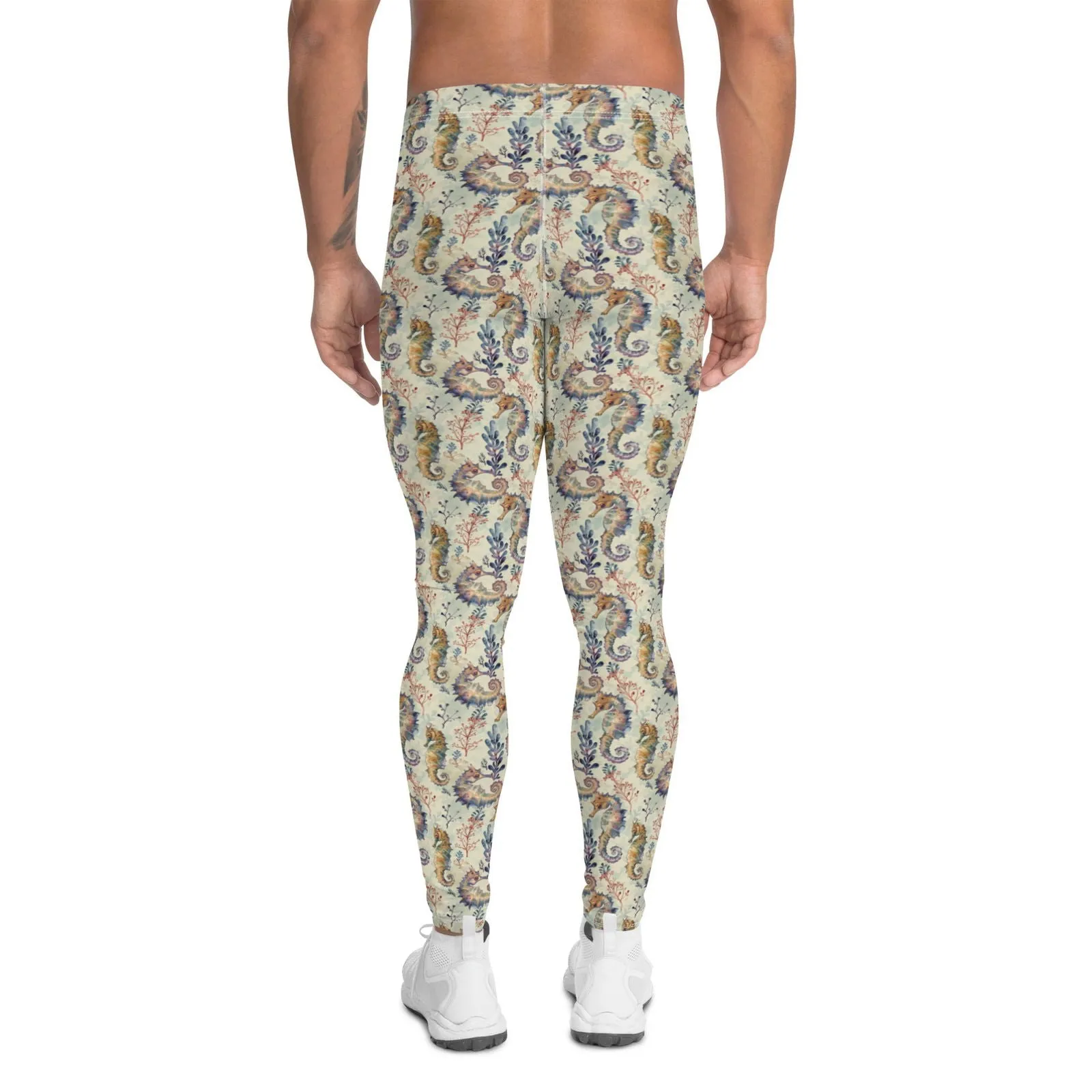 Seahorse Haven Men's Swim Leggings