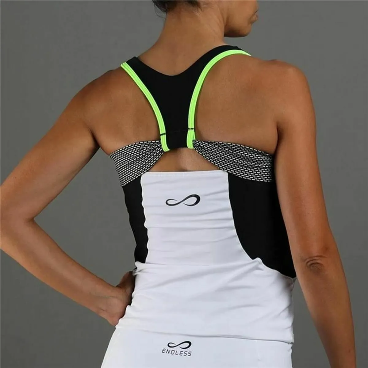 Short-Sleeve Sports T-Shirt Endless Starlett White