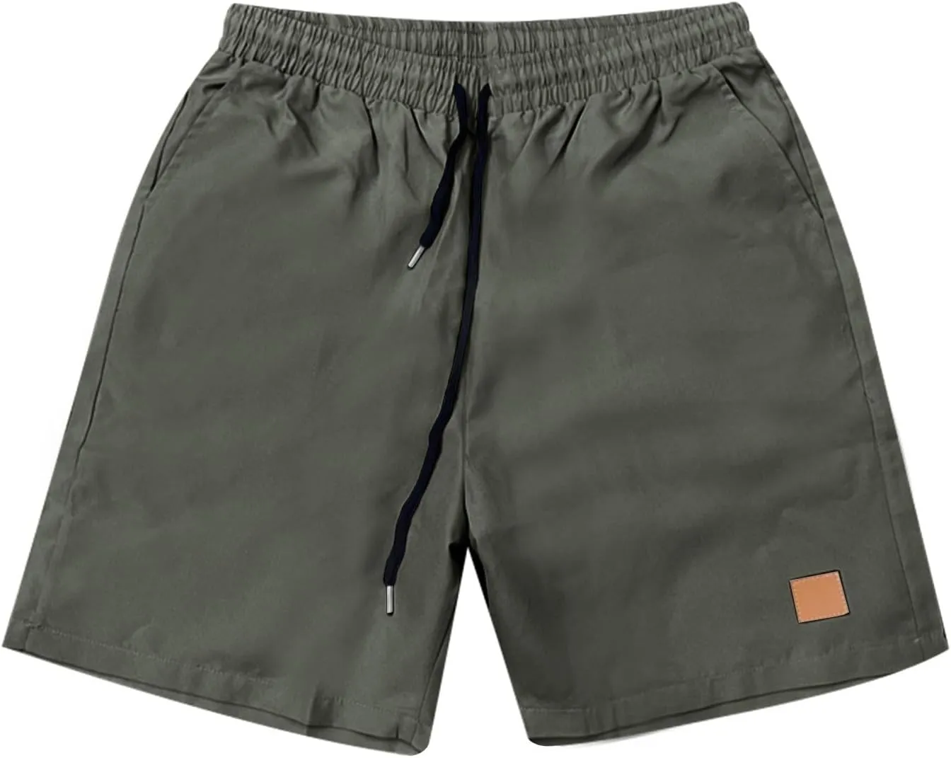 Shorts for Men Casual Drawstring Running Elastic Waist Slim Short with Pockets