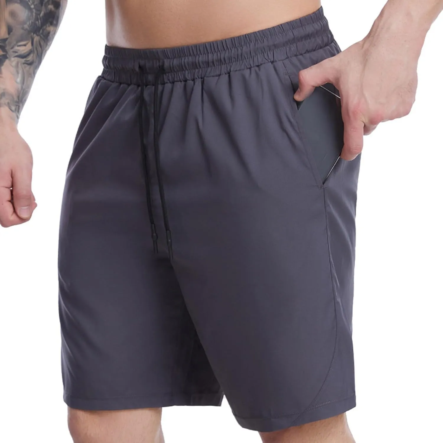 Shorts Mens Gym Exercise Workout Comfort Short Pants Quick Dry Straight Summer Travel Clothes for Sports