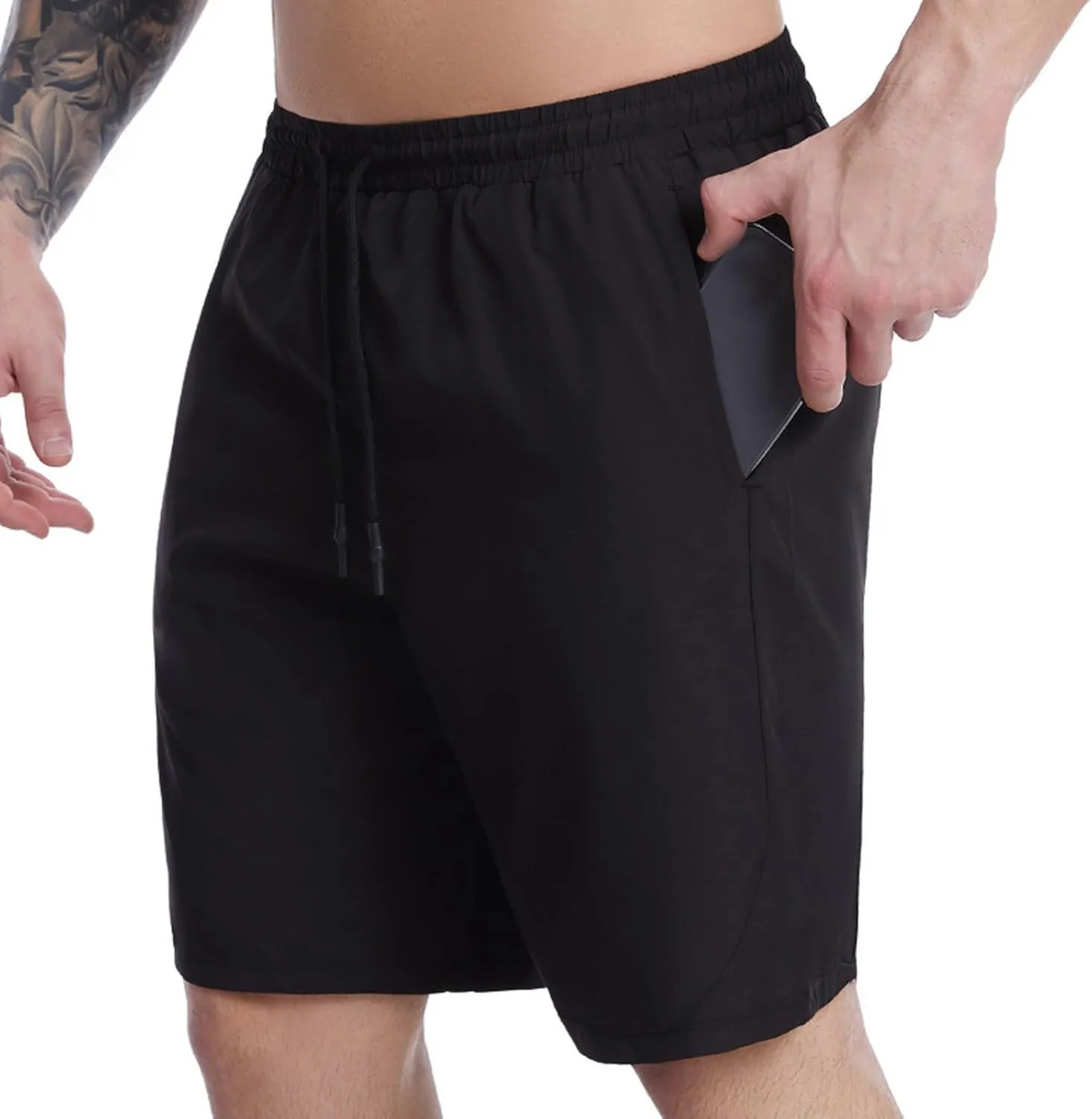 Shorts Mens Gym Exercise Workout Comfort Short Pants Quick Dry Straight Summer Travel Clothes for Sports