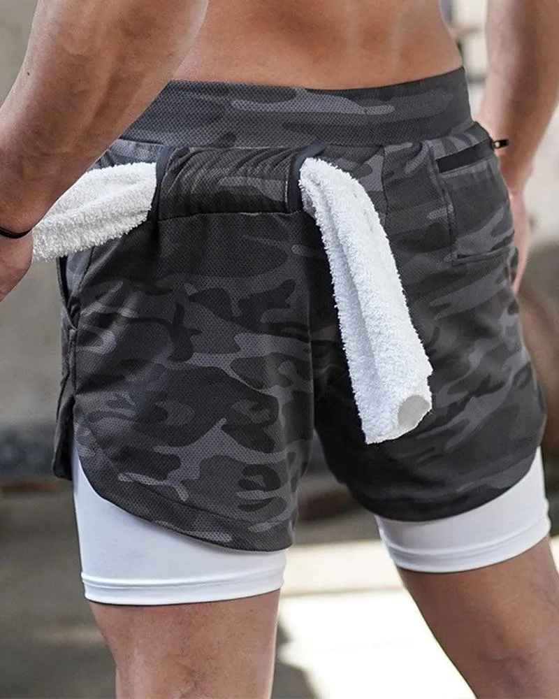 Show Off Your Muscles Mens Running Shorts