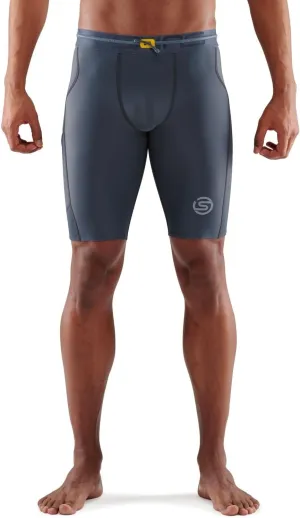 Skins Series-3 Men's Premium Compression Half Tights-Improved Circulation, Reduce Soreness for Rugby, Running & Workouts