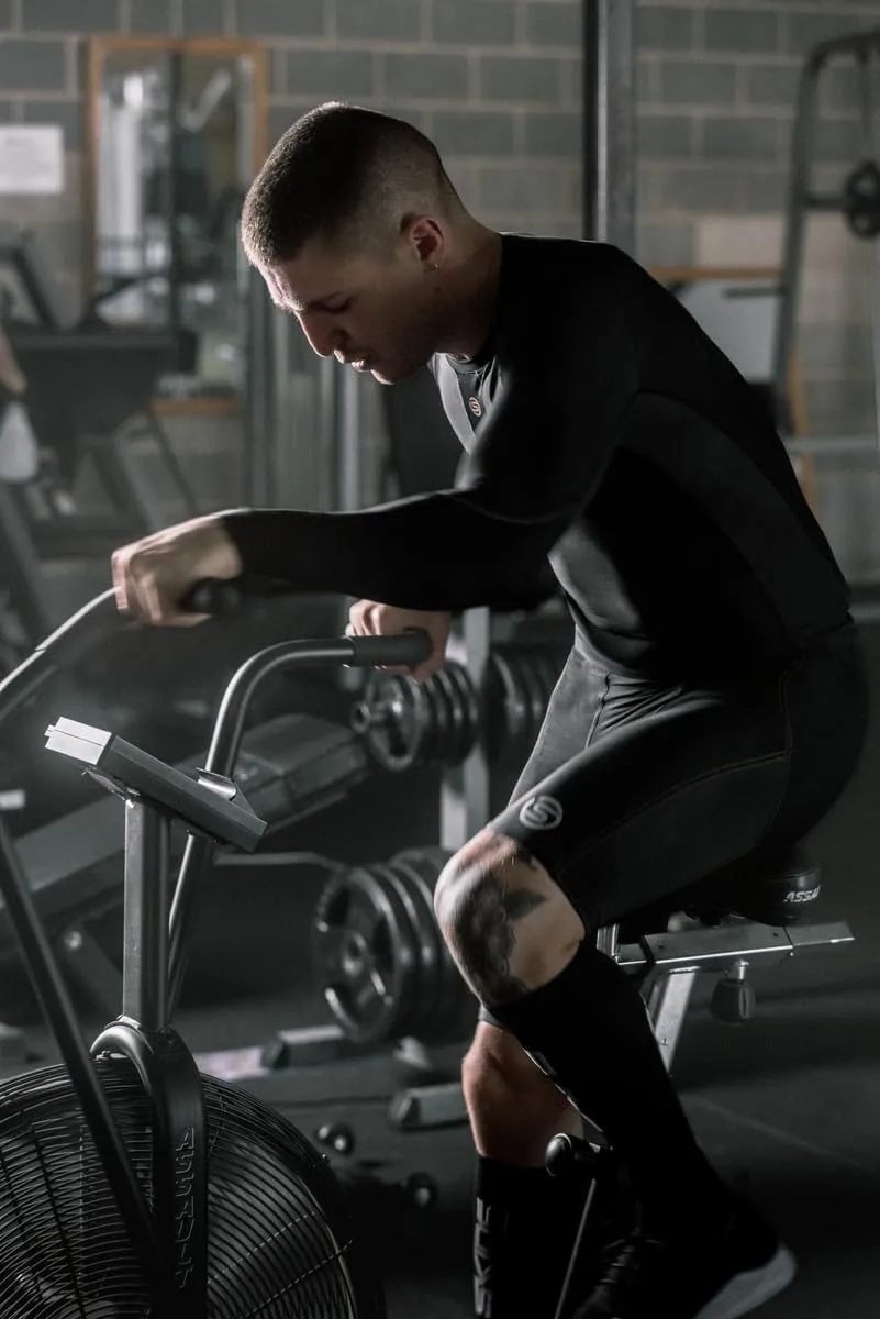 Skins Series-3 Men's Premium Compression Half Tights-Improved Circulation, Reduce Soreness for Rugby, Running & Workouts