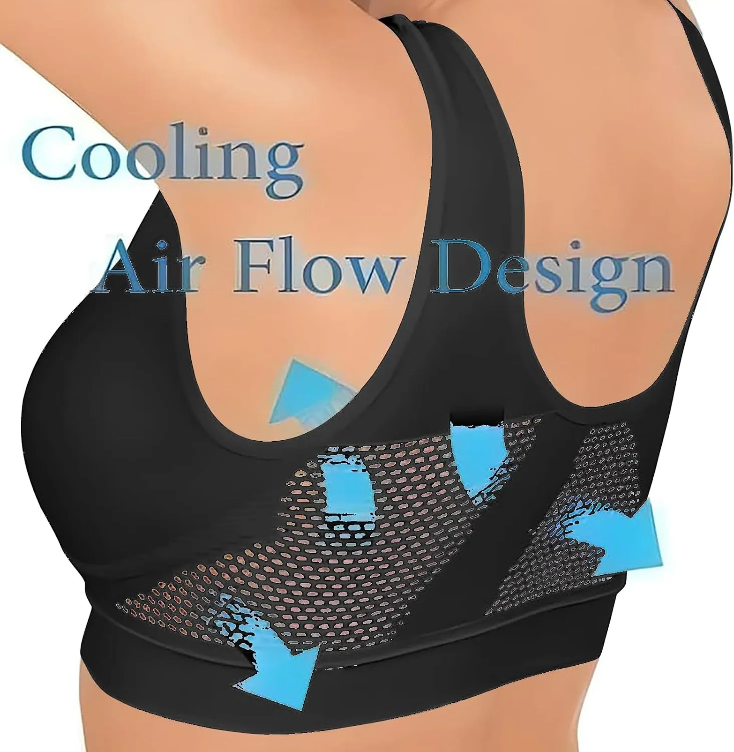 Sports Bras for Women No Underwire Seamless Comfortable Yoga Bra Breathable Push Up Bra Everyday Bra