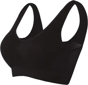 Sports Bras for Women No Underwire Seamless Comfortable Yoga Bra Breathable Push Up Bra Everyday Bra