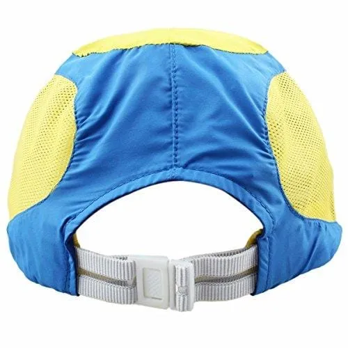 squaregarden Baseball Cap Hat,Running Golf Caps Sports Sun Hats Quick Dry Lightweight Ultra Thin,Yellow,One Size