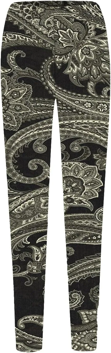 Star Print Leggings for Women Leggings Women Cotton High Waisted Thick Tight Pants for Women