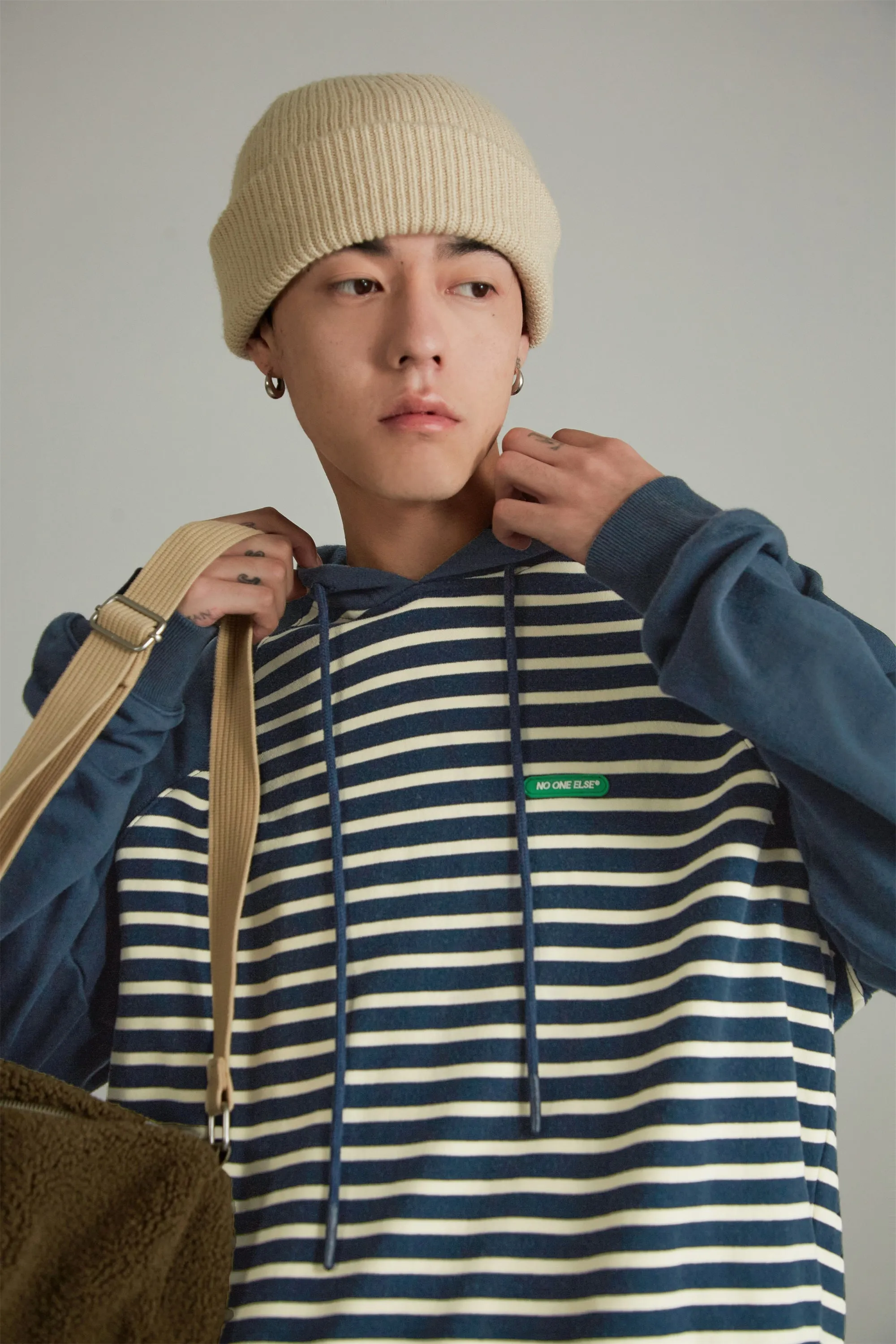 Striped Long Sleeve Sweatshirt