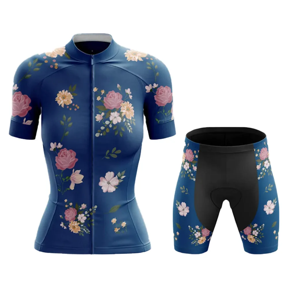 Summer Flowers Women's Cycling Suit