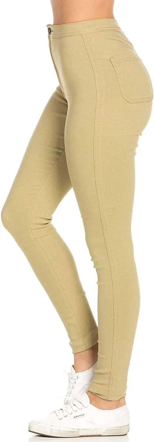 Super High Waisted Stretchy Skinny Jeans