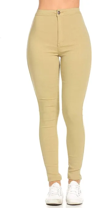 Super High Waisted Stretchy Skinny Jeans