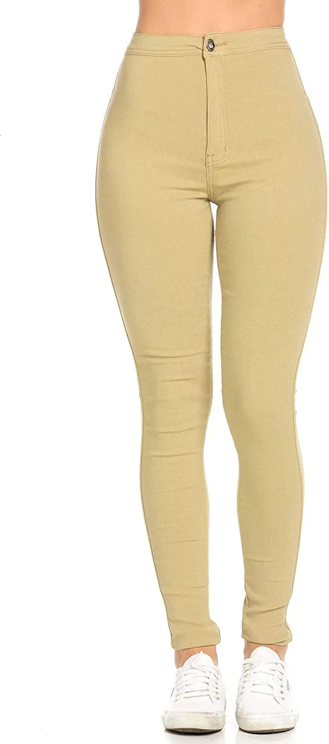Super High Waisted Stretchy Skinny Jeans