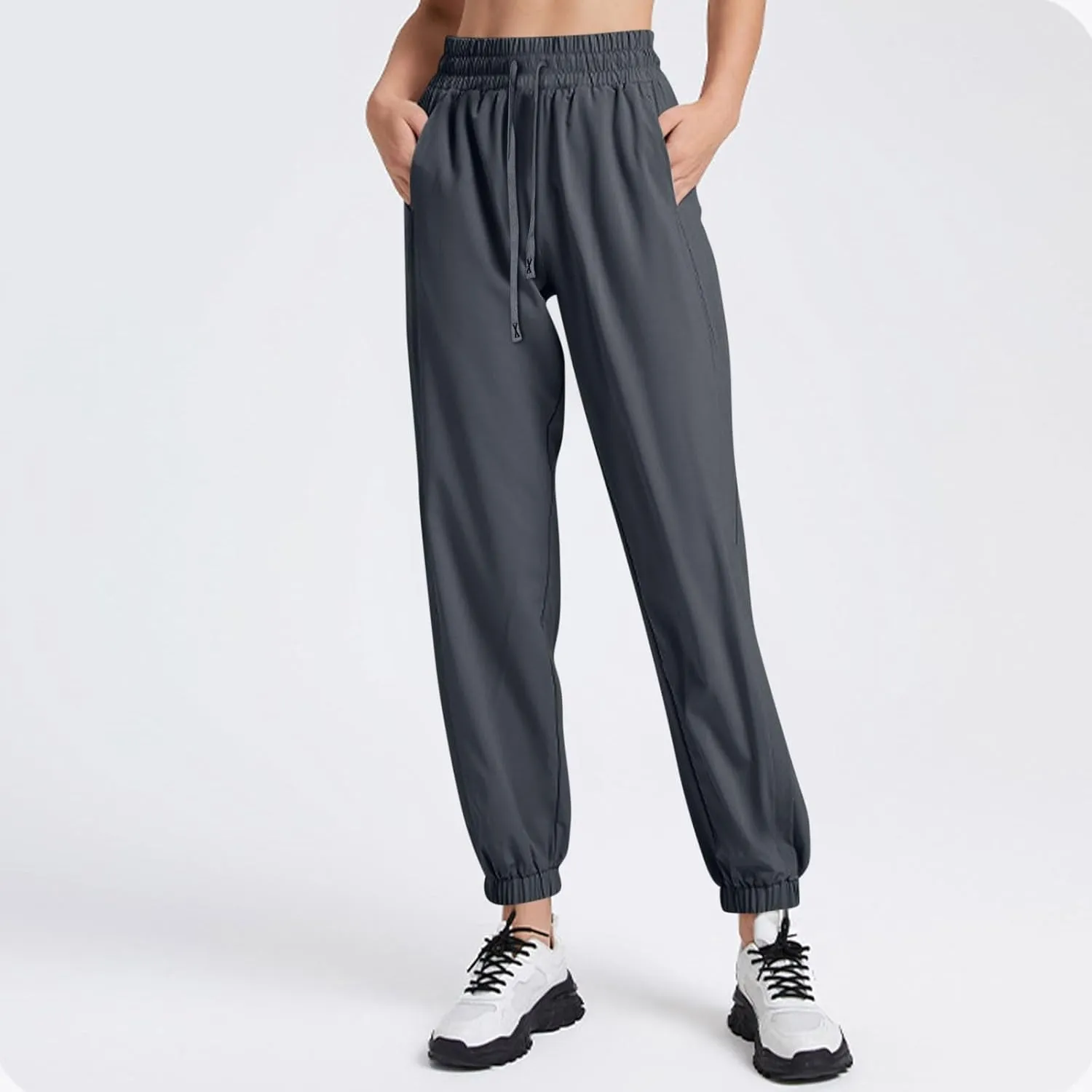 Sweatpants,Casual Baggy Lightweight Breathable and Comfortable with Elastic Bands Wide Leg Pants for Women's Fashion